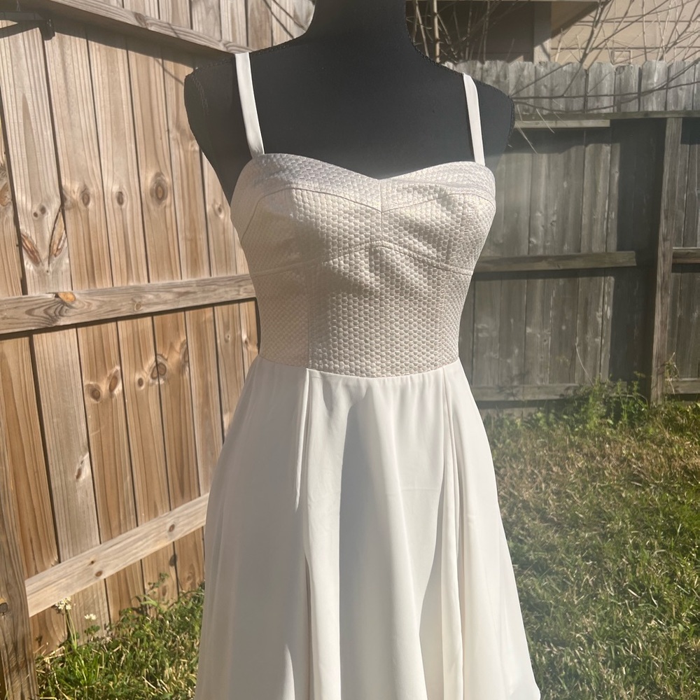 Express White Short Dress - Picture 3 of 4